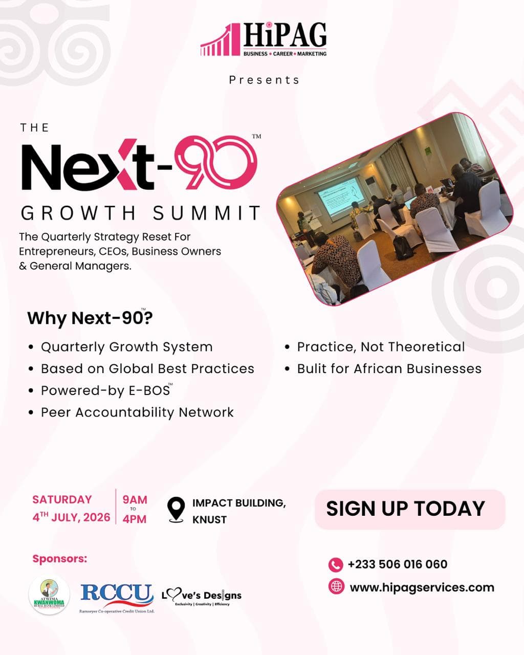 Hands-On Workshops